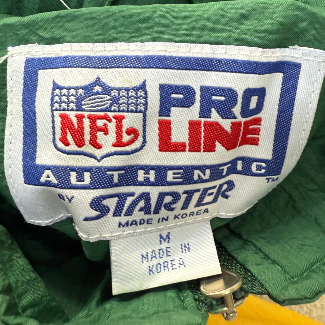 [M] NFL 올드스쿨 스타터 그린베이페커스 바람막이 자켓 0108T1 상품이미지3