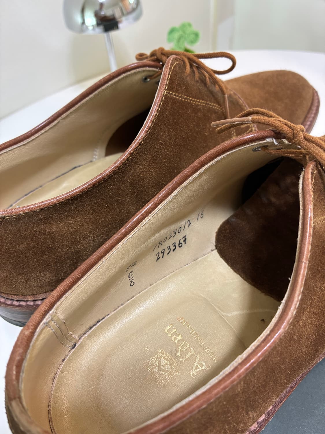 알든 29336f 스너프스웨이드 언라인드 더비 8.5 c/e 상품이미지2