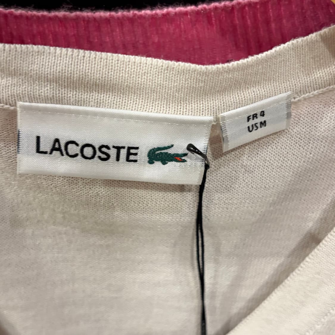 LACOSTE 라코스테 반팔 브이넥 니트 상품이미지7