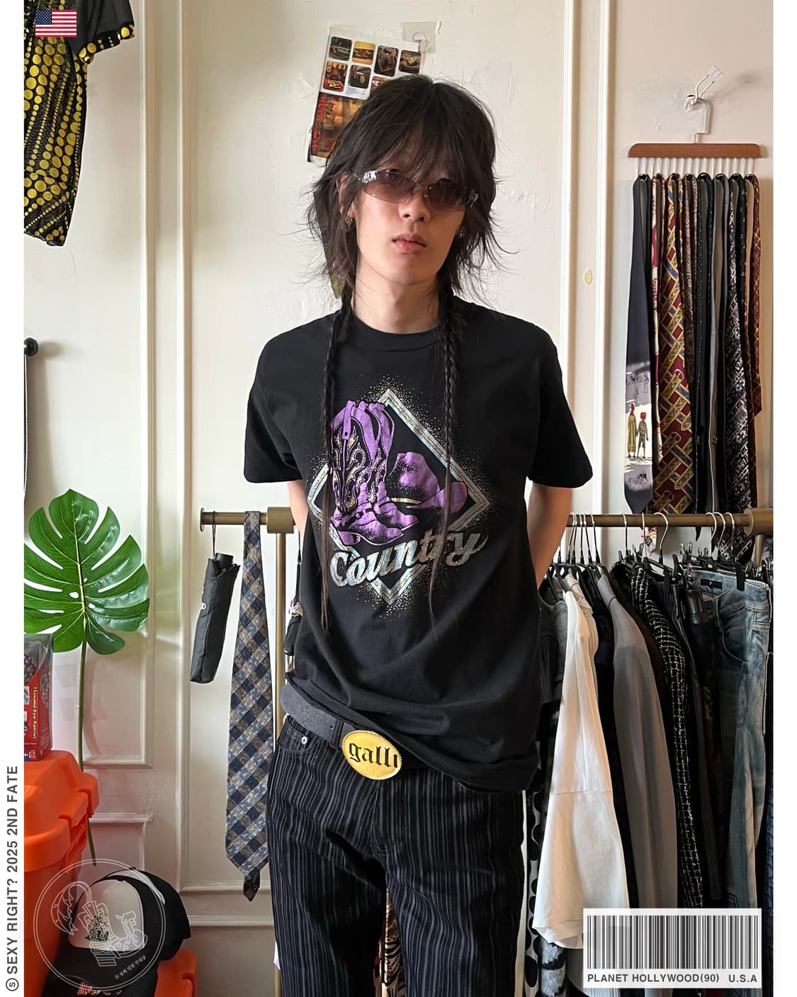 90s USA Vintage Country Western Boots T 상품이미지1