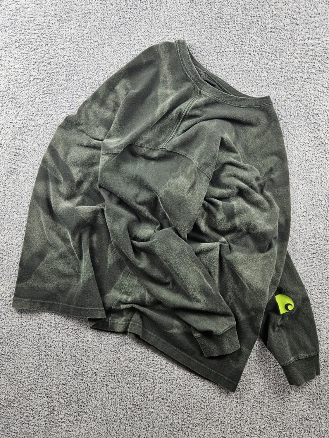 칼하트 다잉 워시드 커스텀 프린팅 롱슬리브 ( XL ) / 10587 상품이미지4