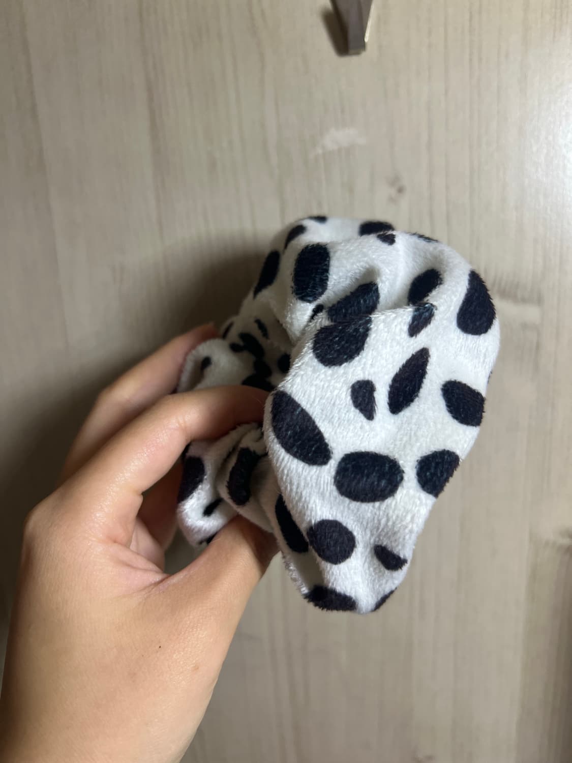 갸루 젖소 밀크카우 헤어 슈슈 스크런치 곱창밴드 상품이미지5