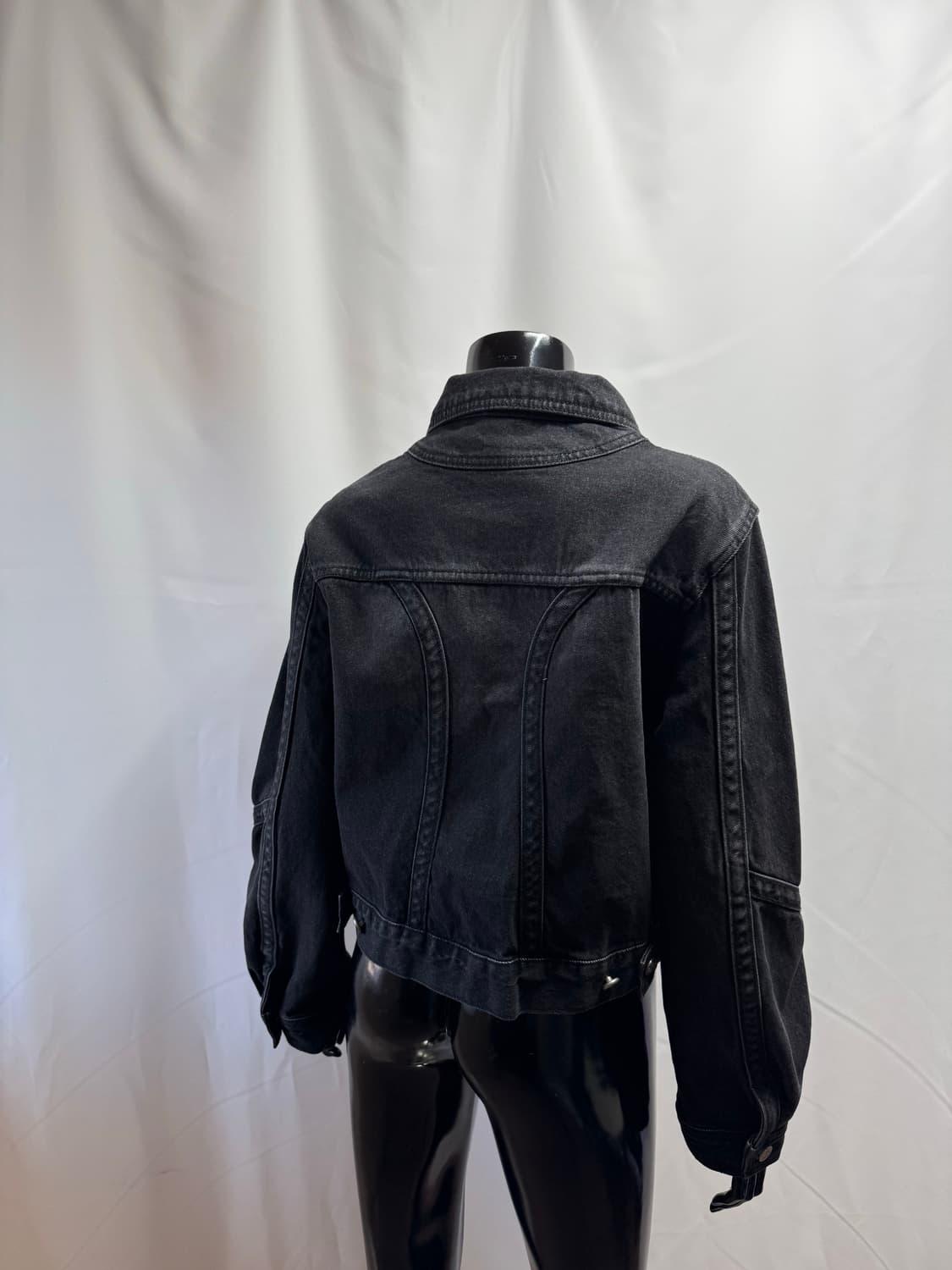 rdvz 알디브이제트 웨스턴 크롭 데님 투웨이 자켓 상품이미지3