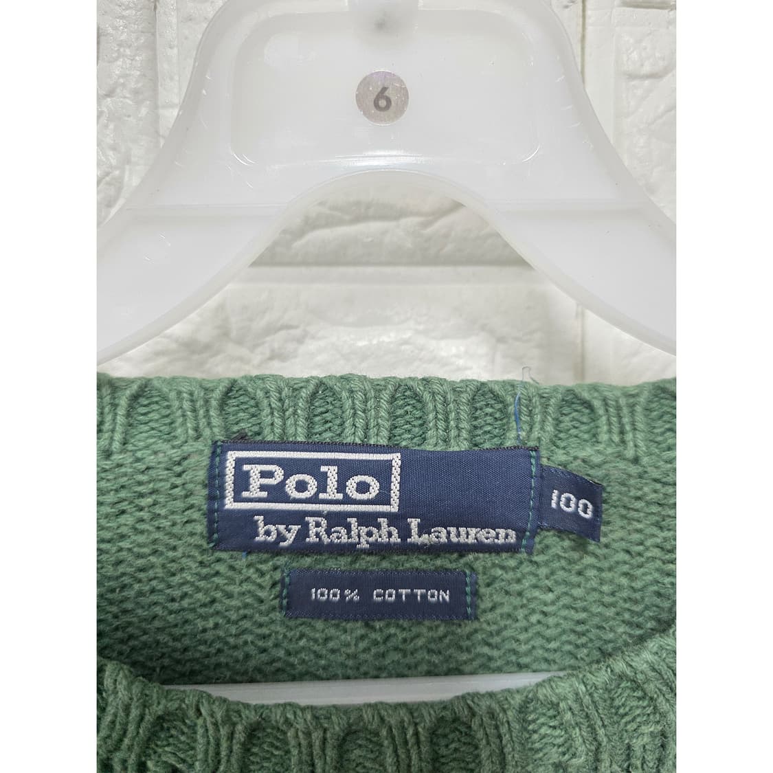 택포_ 폴로 랄프로렌 그린 니트 L 상품이미지2