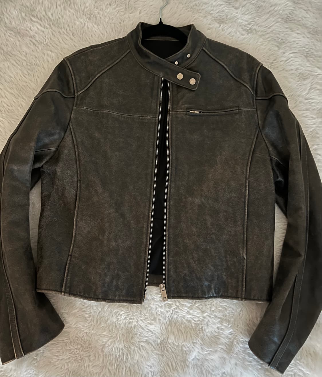 스튜디오테이블 리얼 레더 바이커 자켓 (단종) 상품이미지3