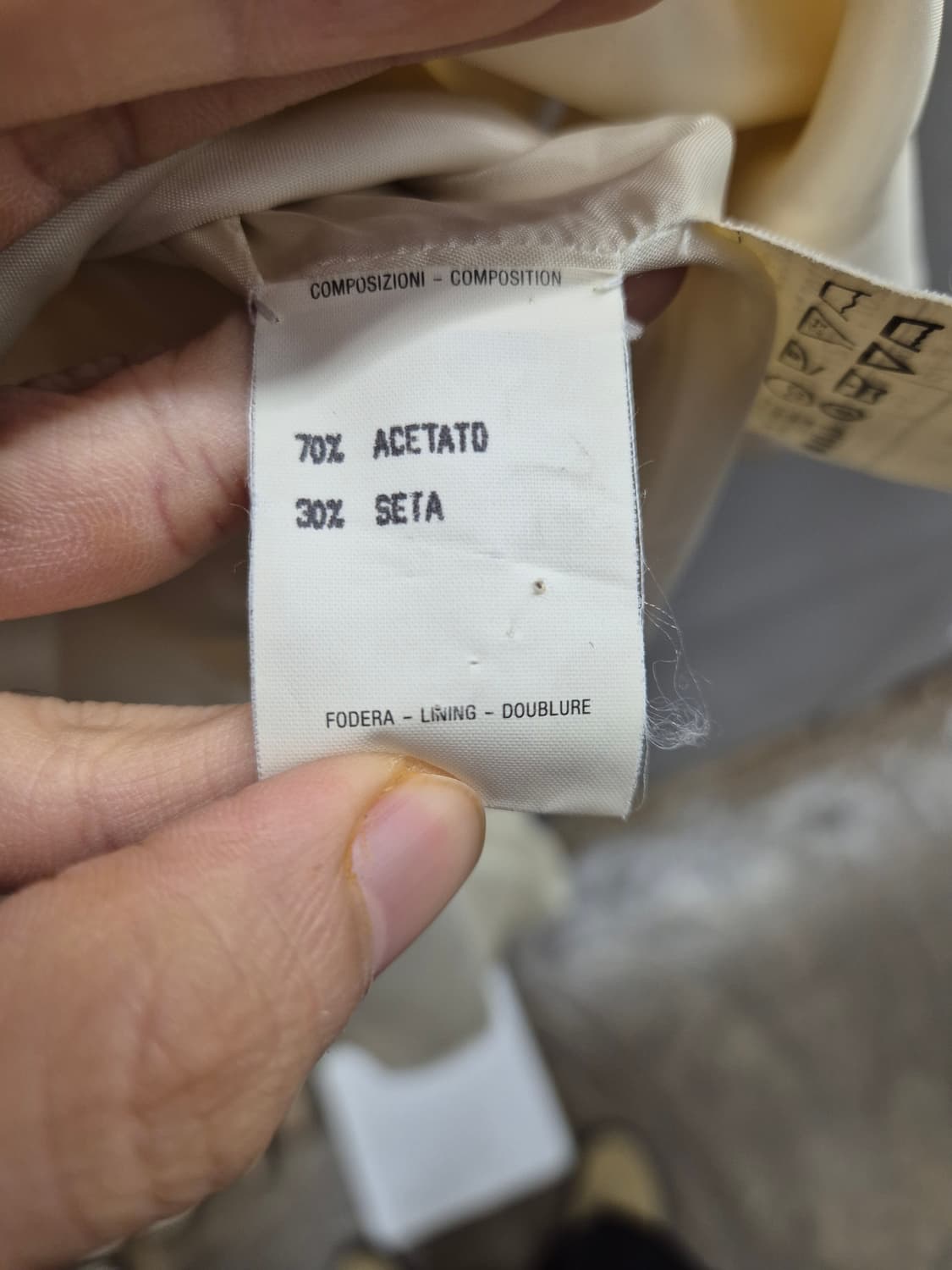 구찌 실크 100% 아이보리 자켓 42 상품이미지9