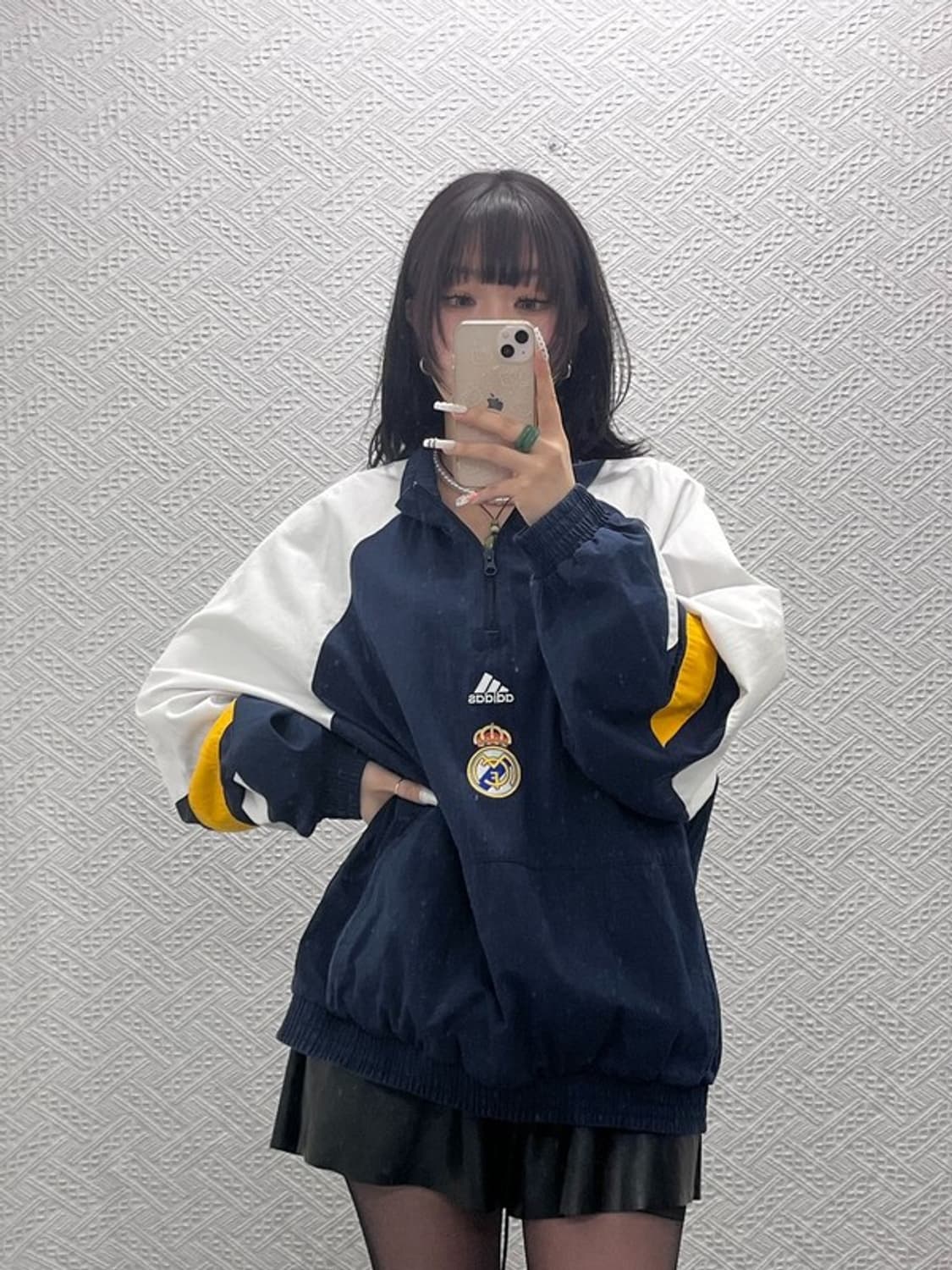 아디다스 레알마드리드 레트로 바람막이 웜업 2XL C10830 상품이미지2