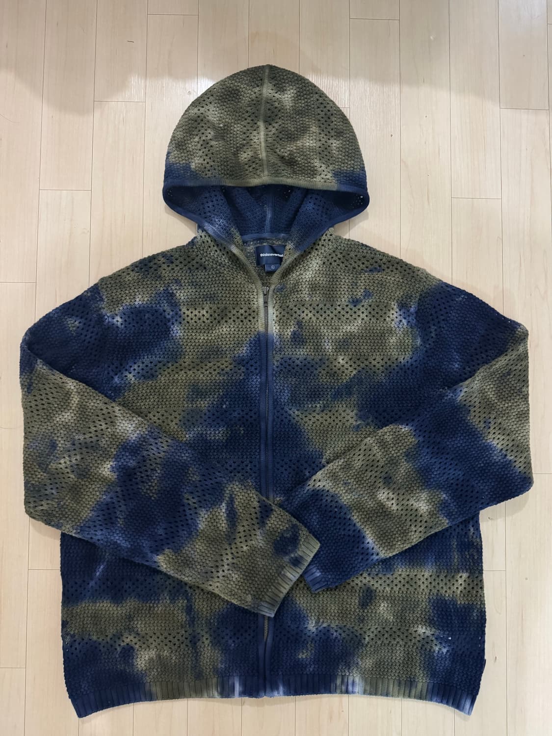 디스이즈네버댓 타이다이 니트 집 후디 상품이미지1