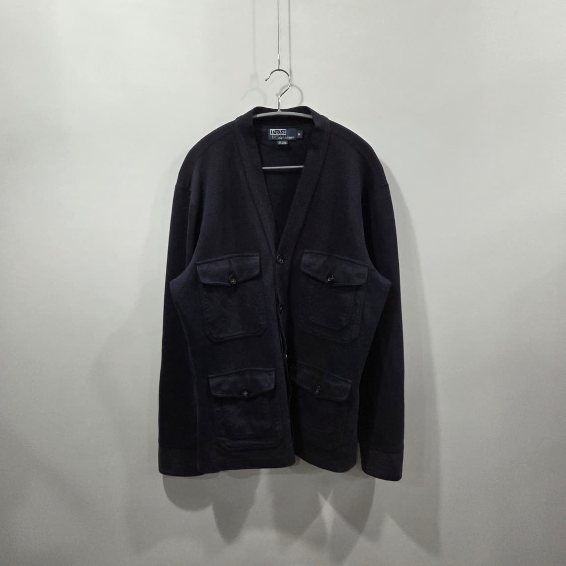 폴로랄프로렌 엘보우 패치 코튼 가디건 M 상품이미지1
