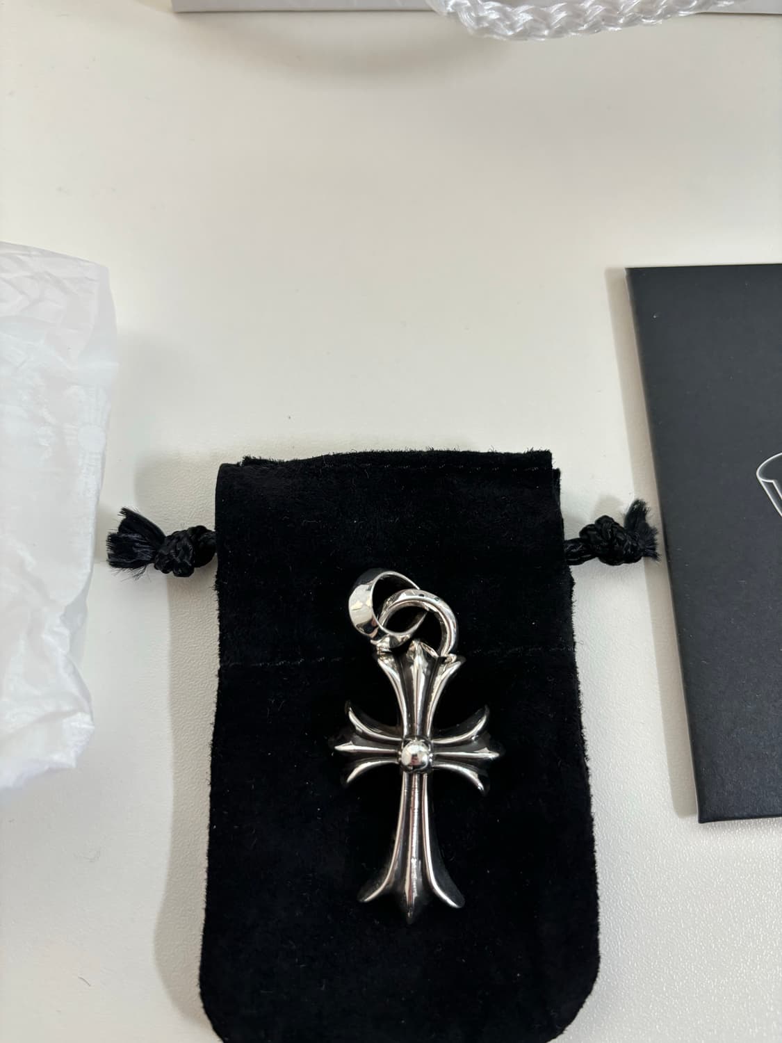 [S] 크롬하츠 스몰 크로스 베일 팬던트 새상품 상품이미지2