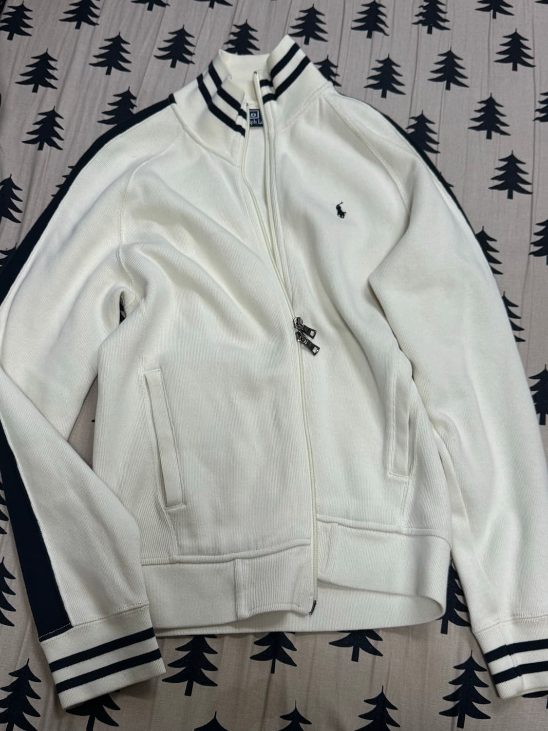 폴로 랄프로렌 니트 집업 자켓 S 상품이미지1