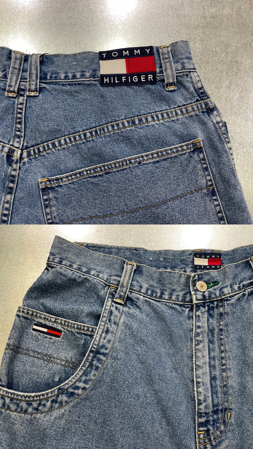 (34) 90~00s Tommy 타미힐피거 진스 데님 반바지 쇼츠 상품이미지7