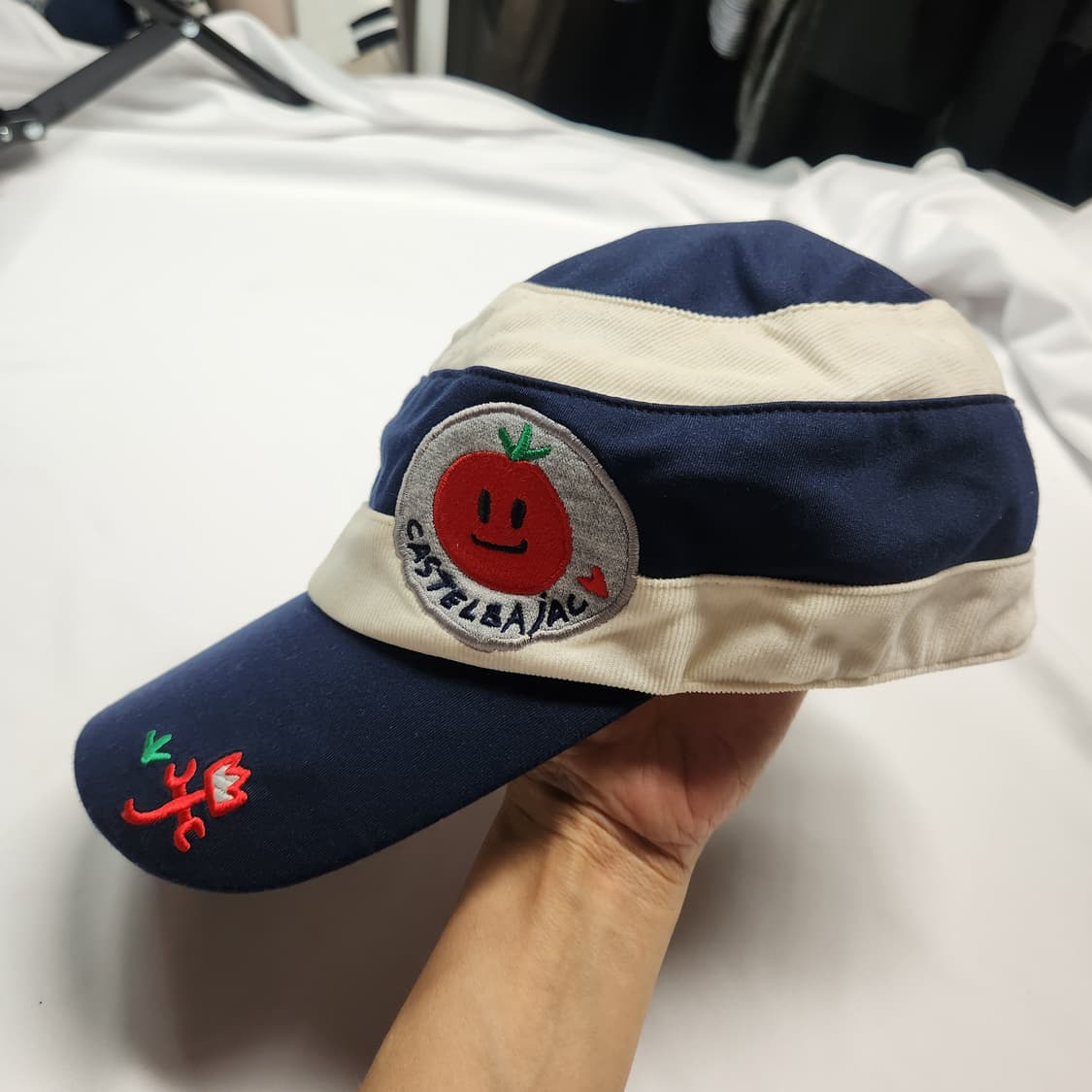 Castelbajac 토마토 자수캡🧢 귀여운 컬러 조합!
 상품이미지5