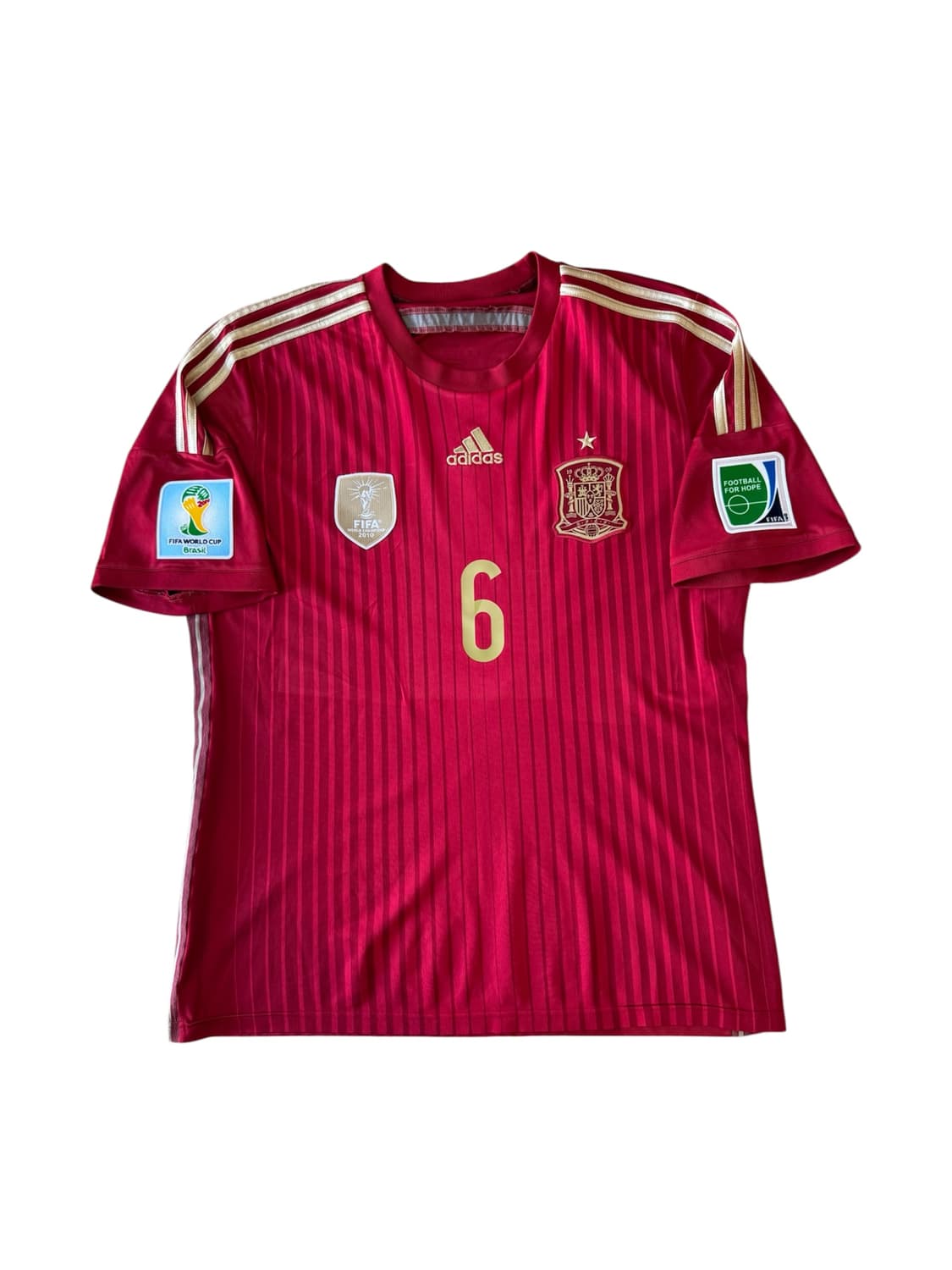 [L/105]2014 스페인 국대 홈 이니에스타 홈 유니폼 G85279 상품이미지2