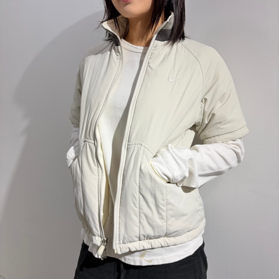 00s 나이키 리버시블 반팔 패딩 자켓 상품이미지4