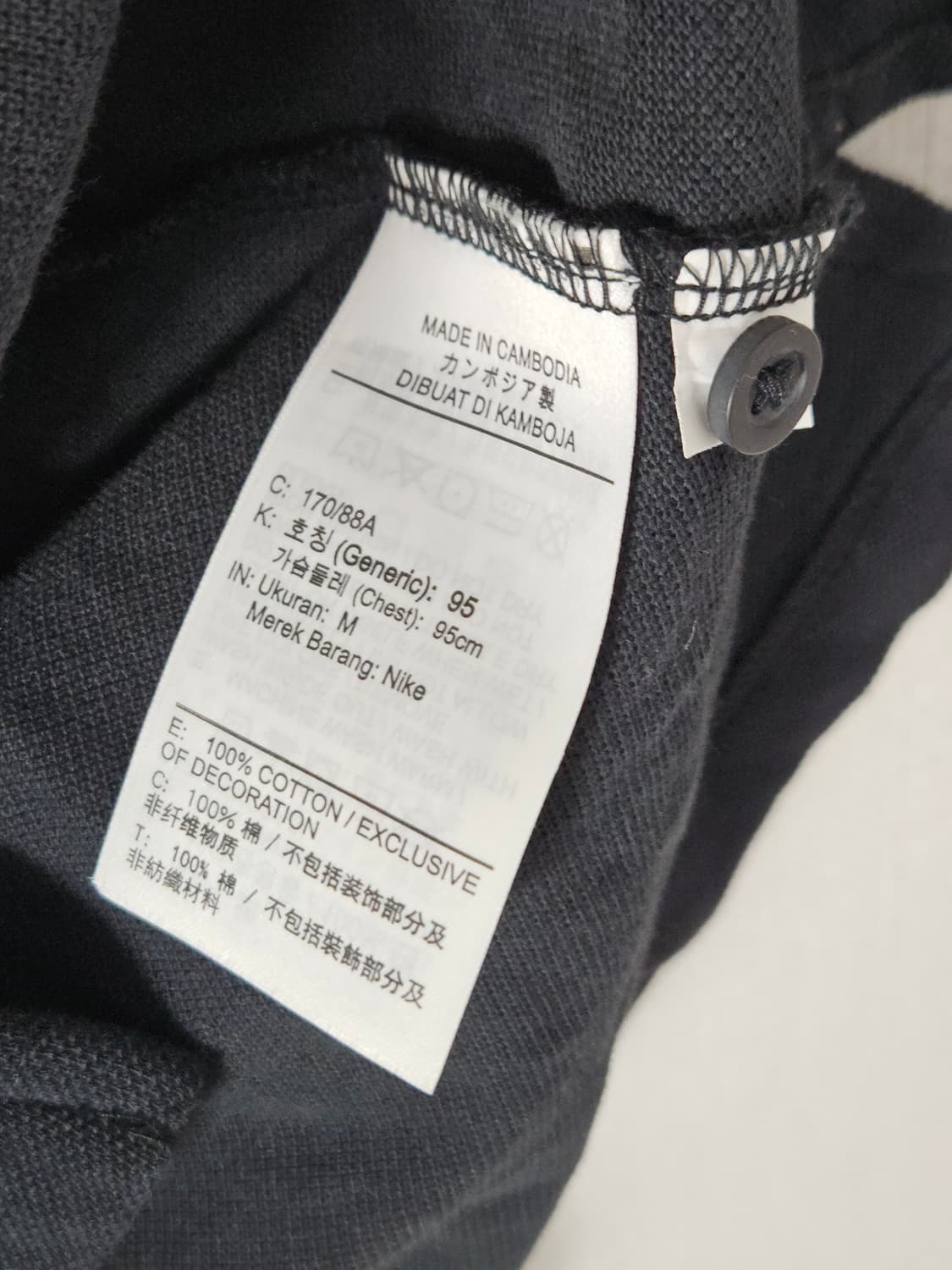 나이키 신형 자수 카라티 반팔 폴로 피케티 스포츠웨어 M 95 상품이미지4