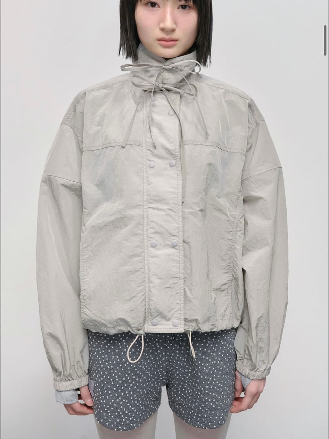 타입서비스[typeservice] Shirred Windbreaker 상품이미지2