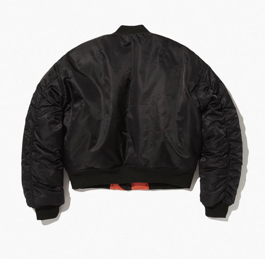 Suade cropped MA-1 black 봄버자켓 상품이미지2