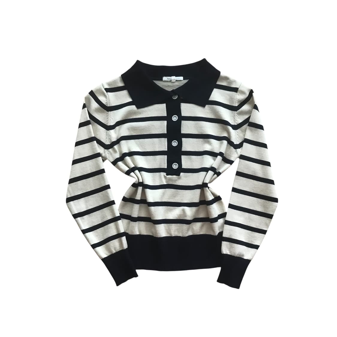 플라스틱 아일랜드 단가라 스트라이프 니트 상품이미지1