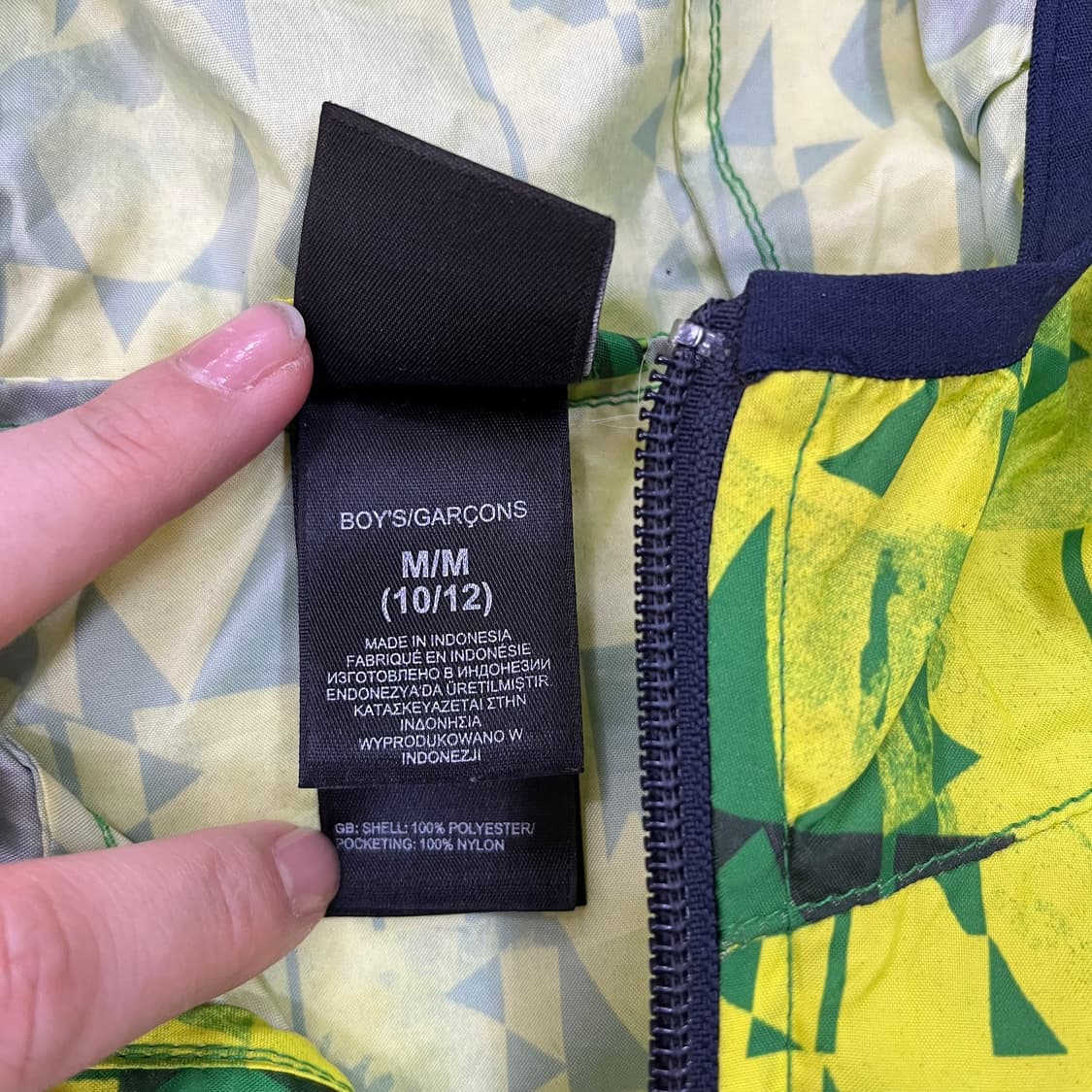 M 노스페이스 키즈 후드 바람막이 자켓 0304M 상품이미지2