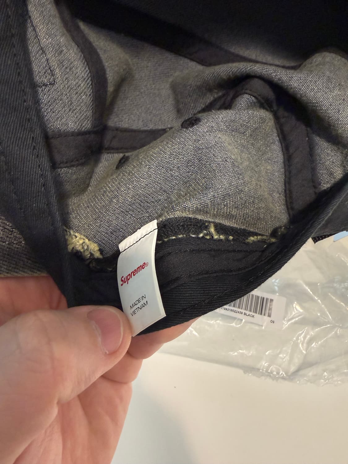 25fw 슈프림 데님 캠프캡 상품이미지3