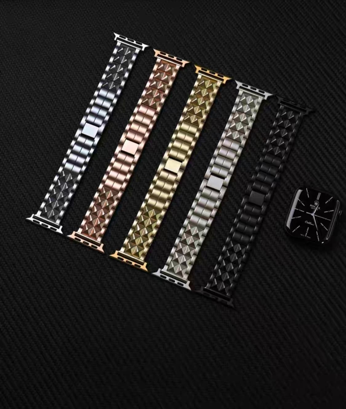 Oceanora 2026 신제품 디자인 애플워치용 메탈 밴드" 상품이미지9