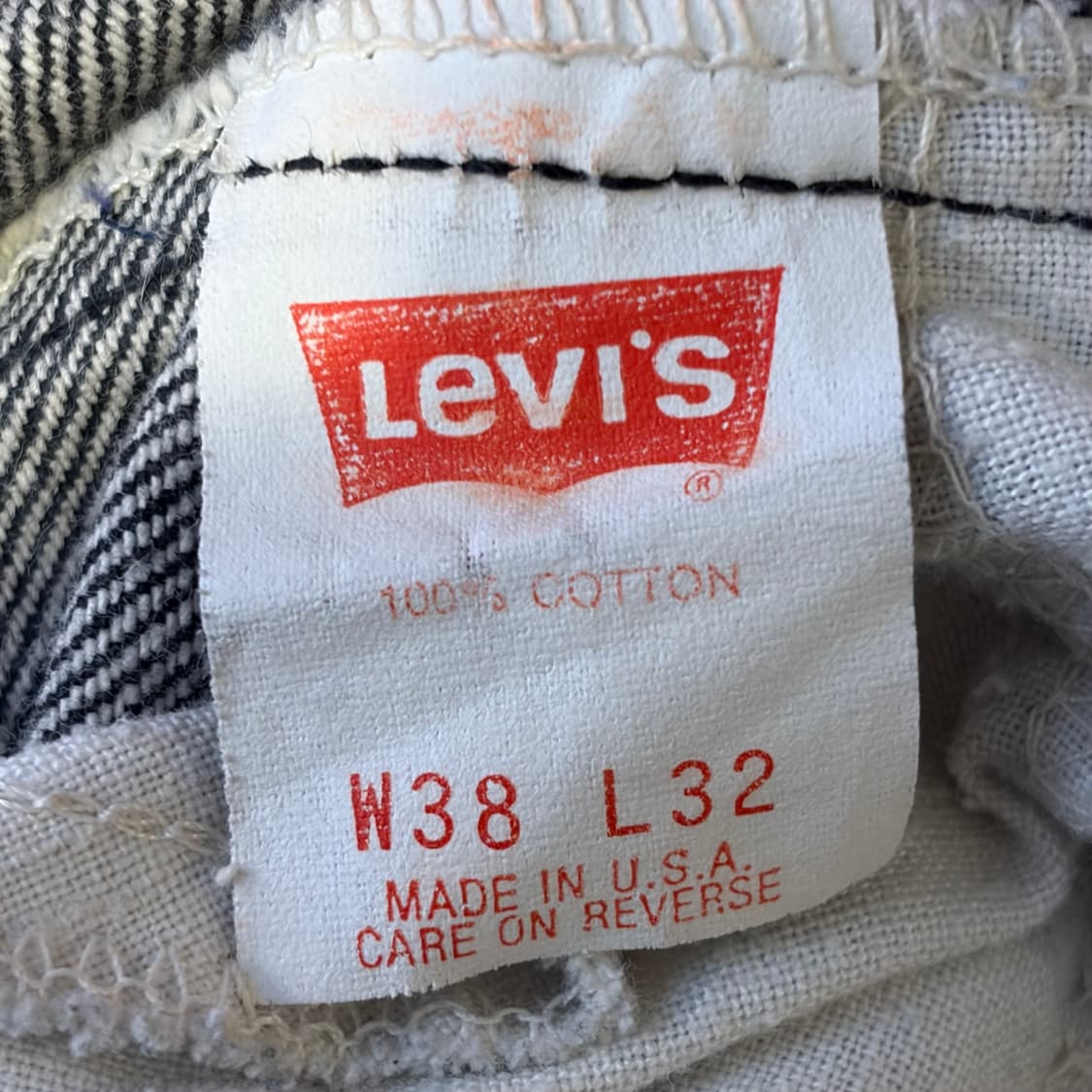 90s Made in USA 빈티지 리바이스 550 블랙진 청바지 상품이미지7