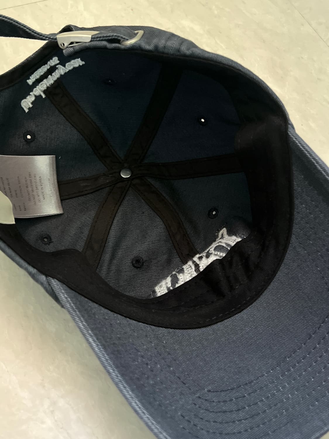 언더마이카 MU.146 Baseball Cap Denim Blue 상품이미지3