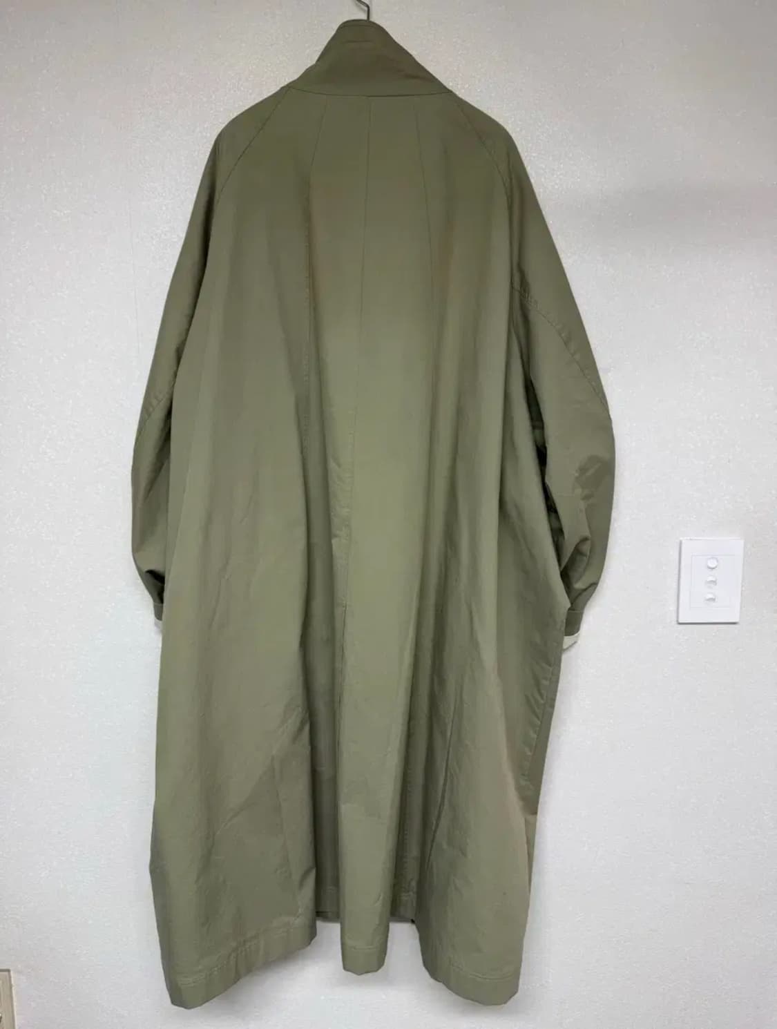 에토스 카키 트렌치코트 ETHOS 상품이미지3