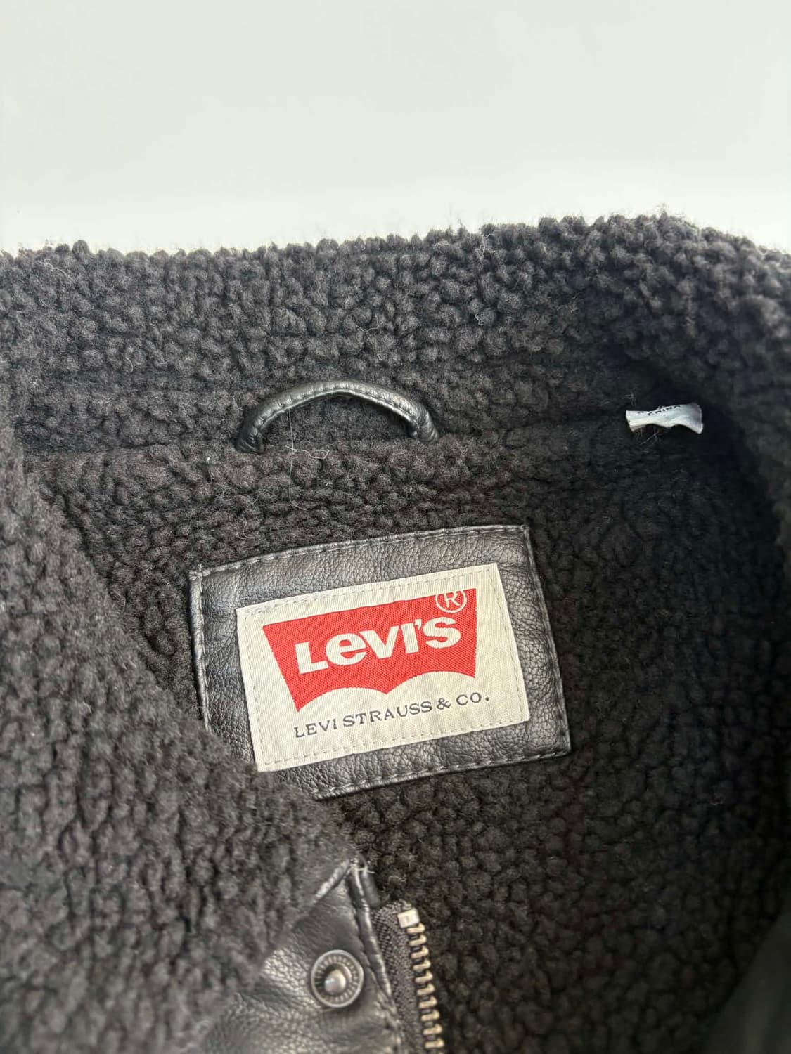 [M] 리바이스 가죽 쉐르파 트러커 자켓 상품이미지3