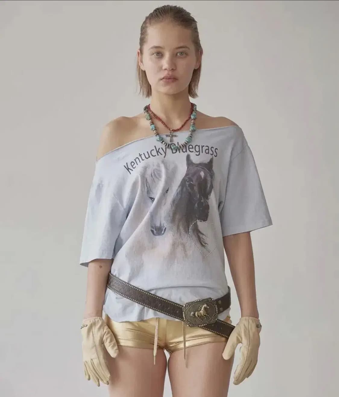 스컬프터 오프숄더 티 Sheriff Cut Out Tee 상품이미지1