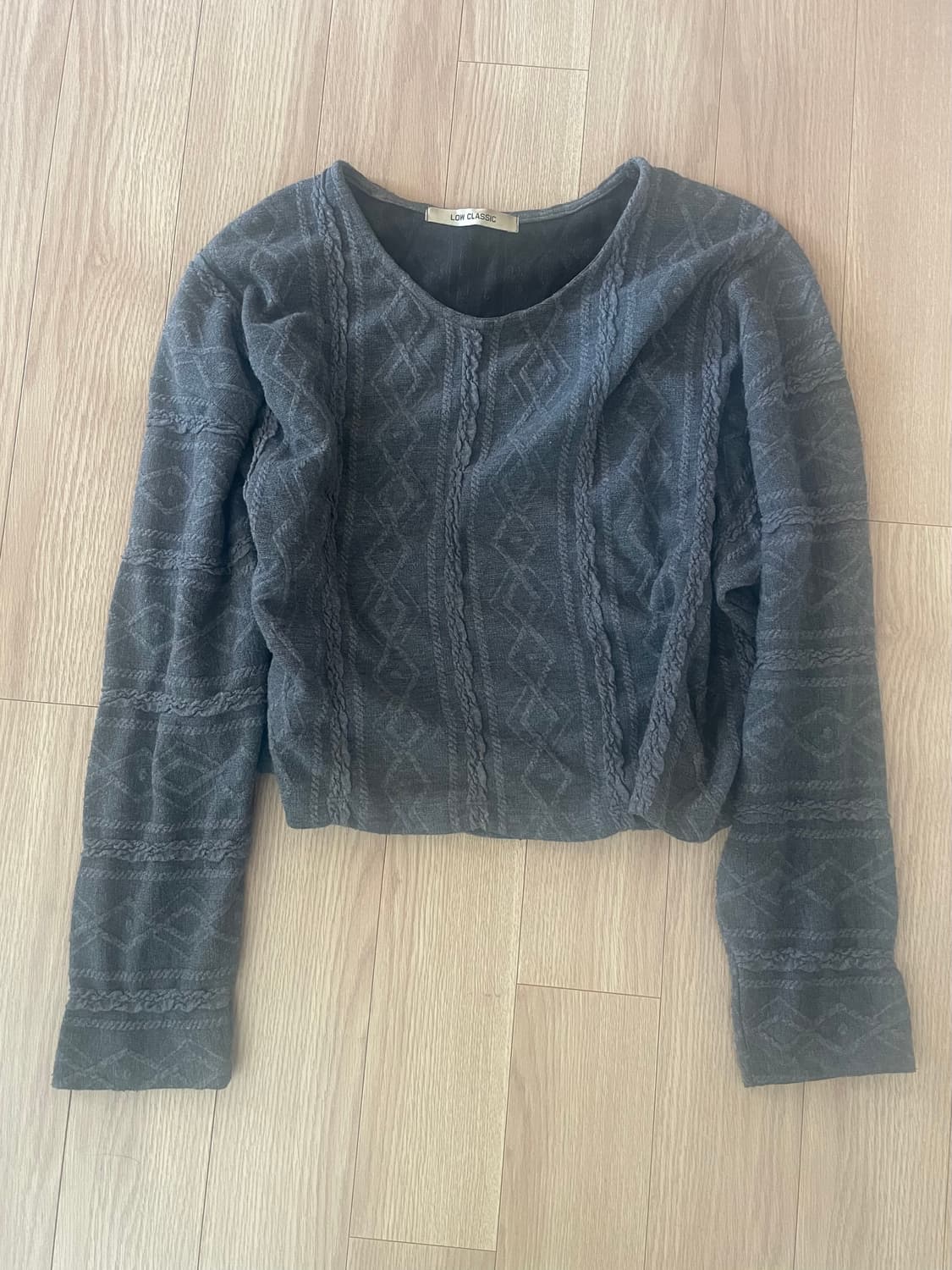 로우클래식 LOWCLASSIC 니트 free size  상품이미지1