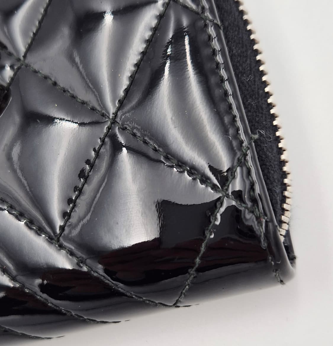 [중고명품셀렉트]샤넬 페이던트 은장 지퍼돌이 카드지갑 상품이미지8