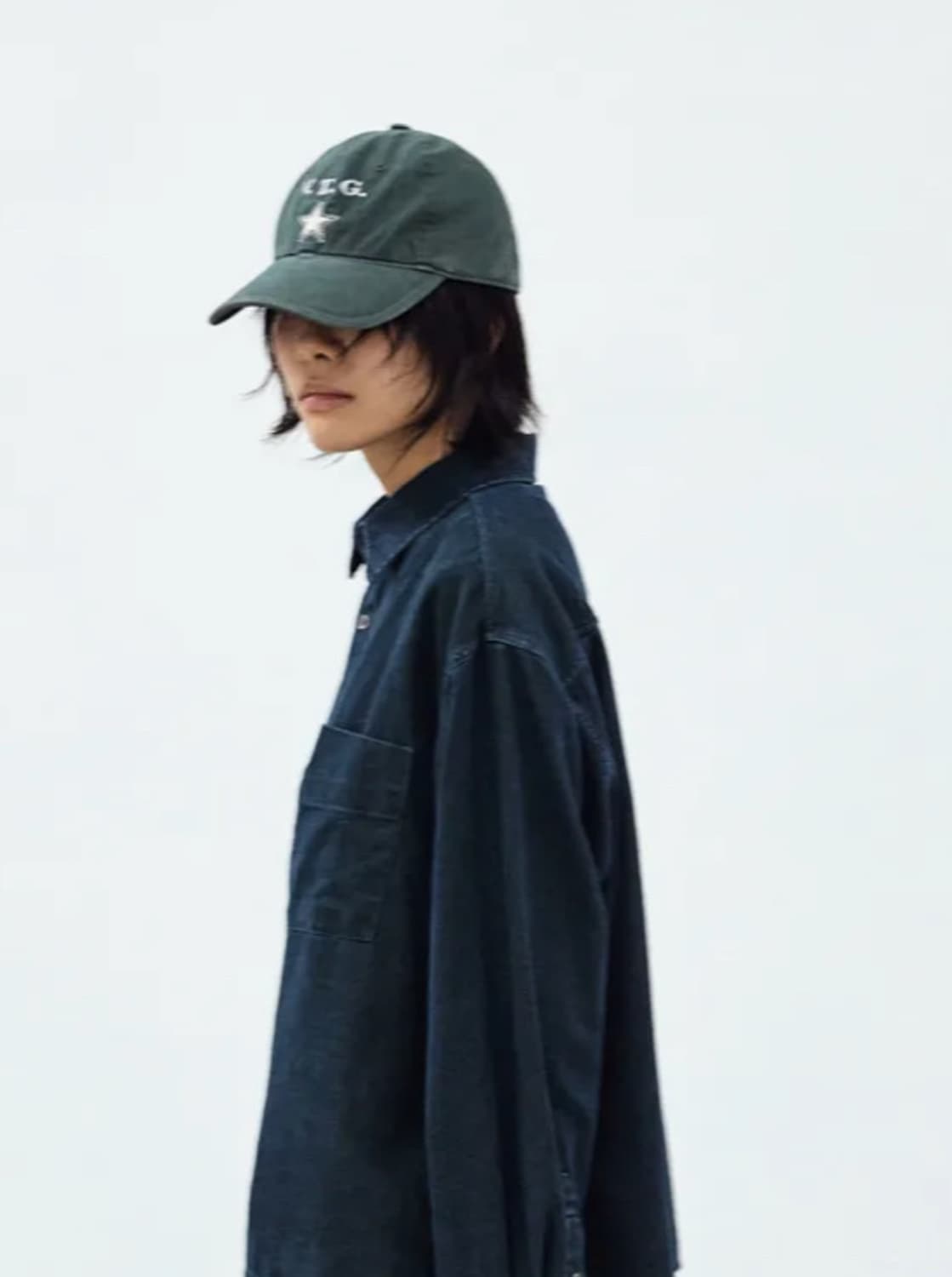해칭룸 vtg 볼캡 다크 그린 VTG Star Cap Washed Dar 상품이미지2