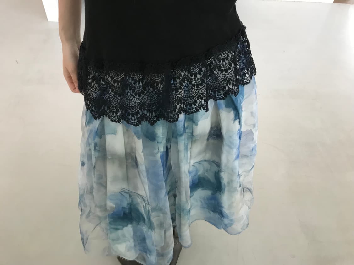 vintage pattern skirt 상품이미지6