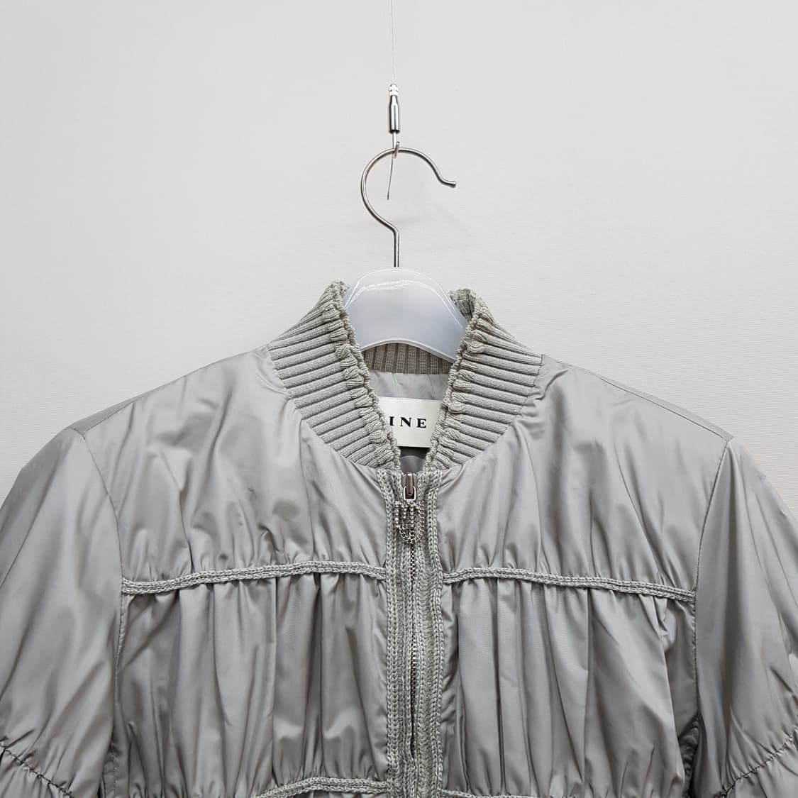 한섬 마인 2021 셔링 패딩 블루종 자켓 76-90-155사이즈 상품이미지2