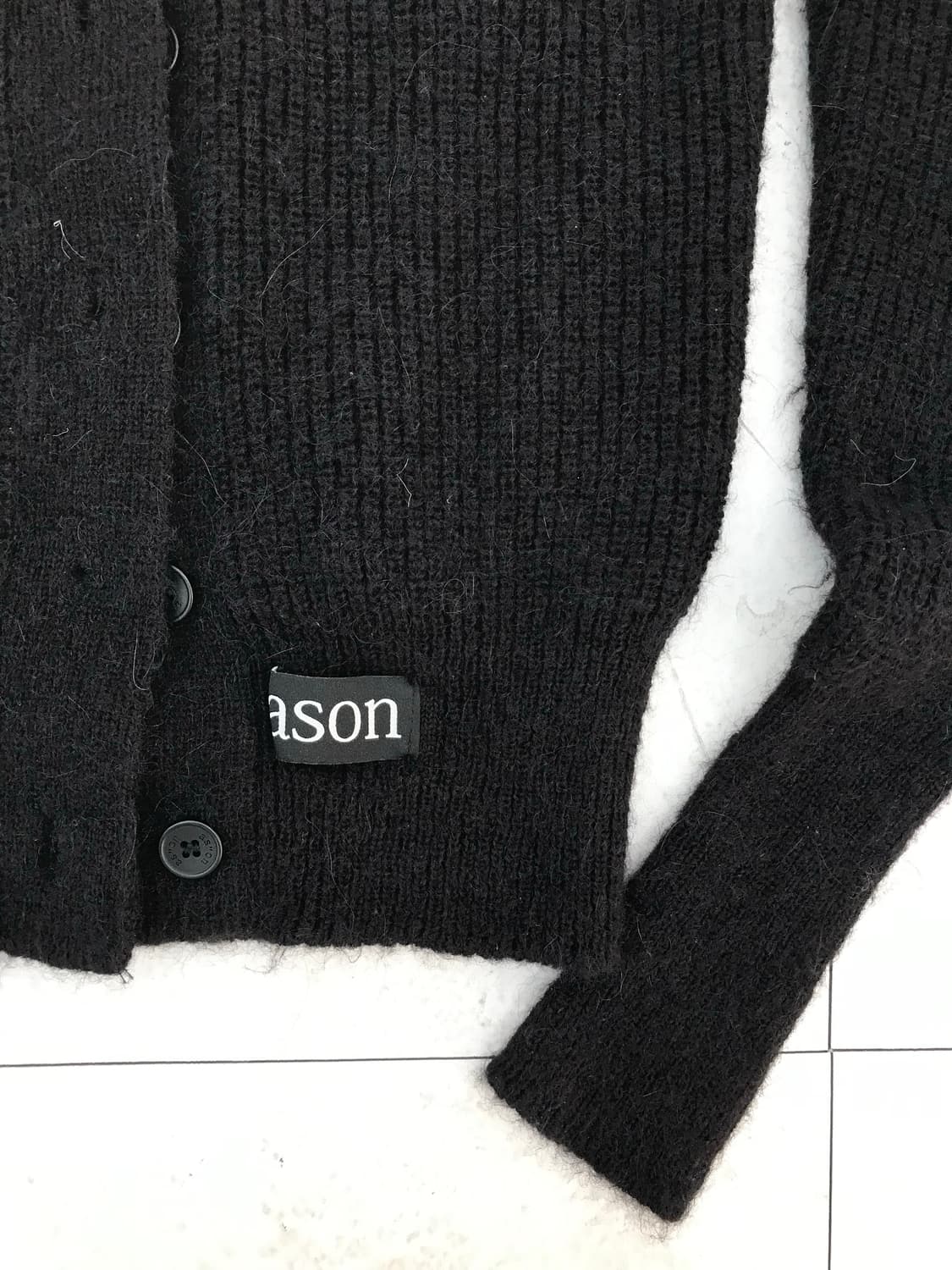 애즈온 알파카 가디건 상품이미지3