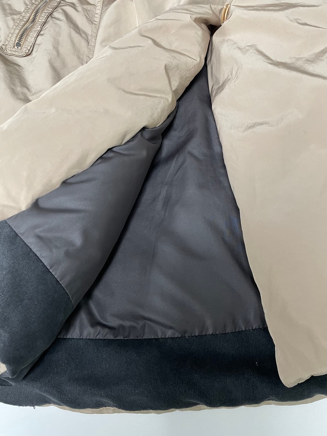 [M] 타임 숄카라 벌룬 구스 다운 롱패딩 상품이미지8