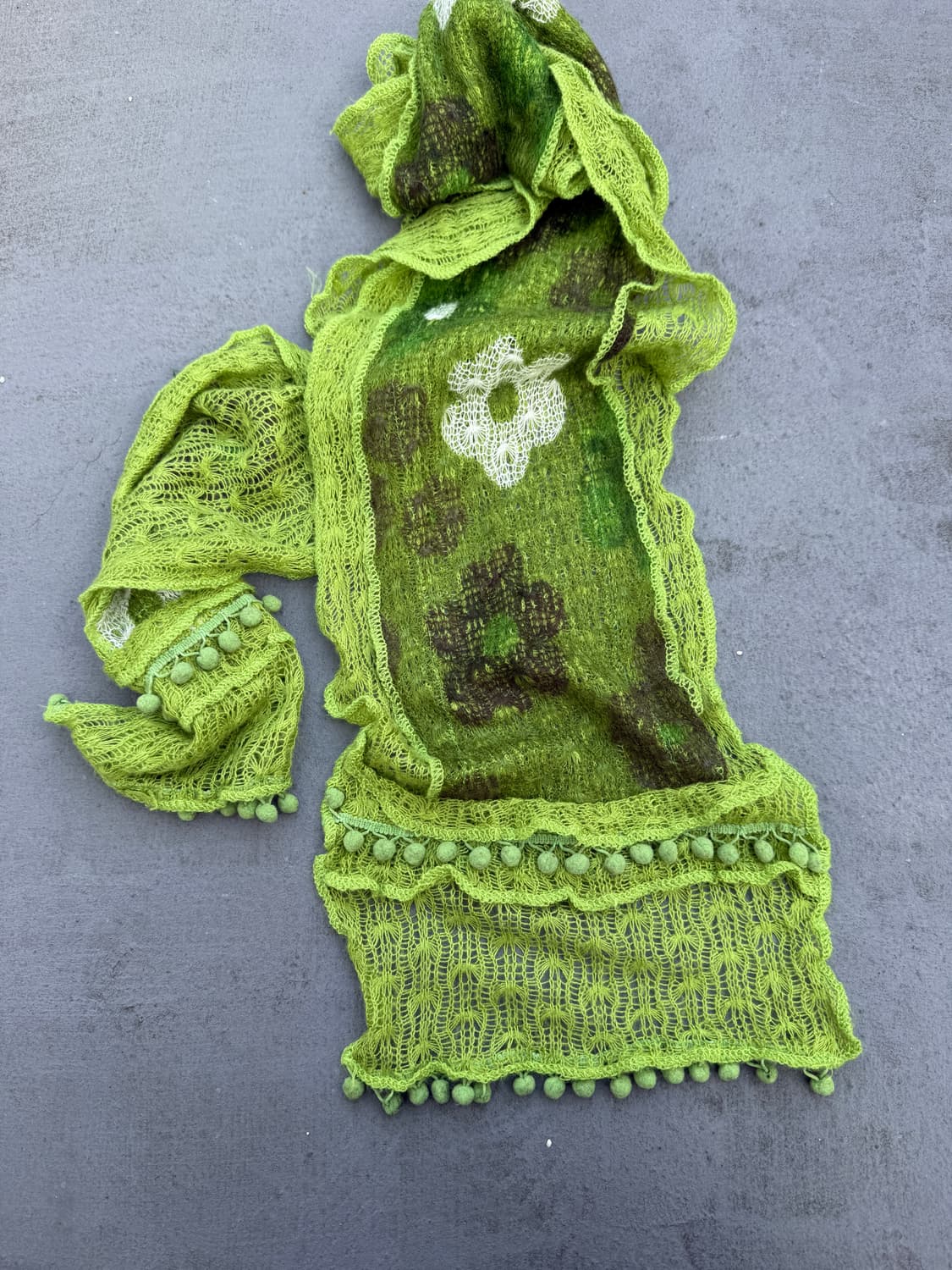 빈티지 플라워 스카프 상품이미지3