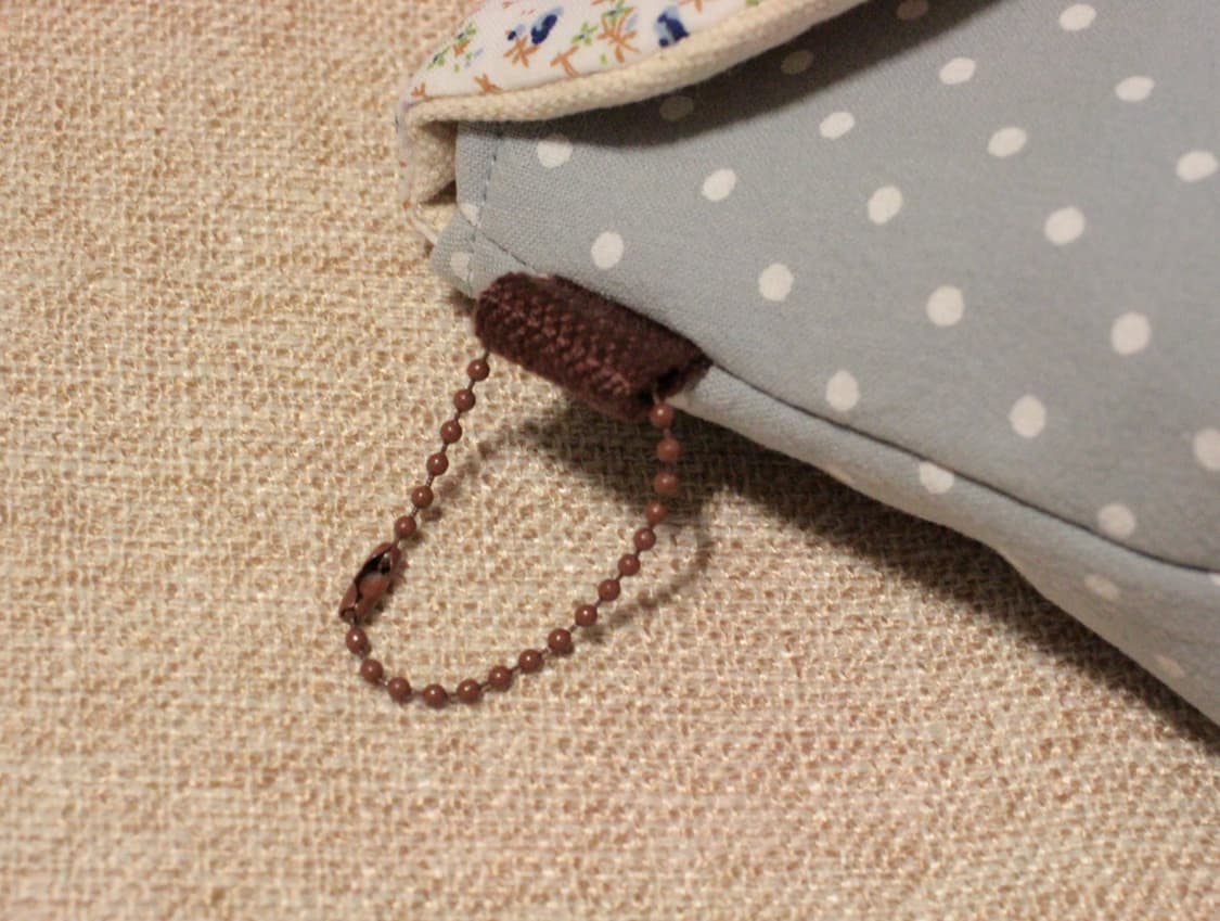 핸드메이드 블루 파우치 상품이미지7