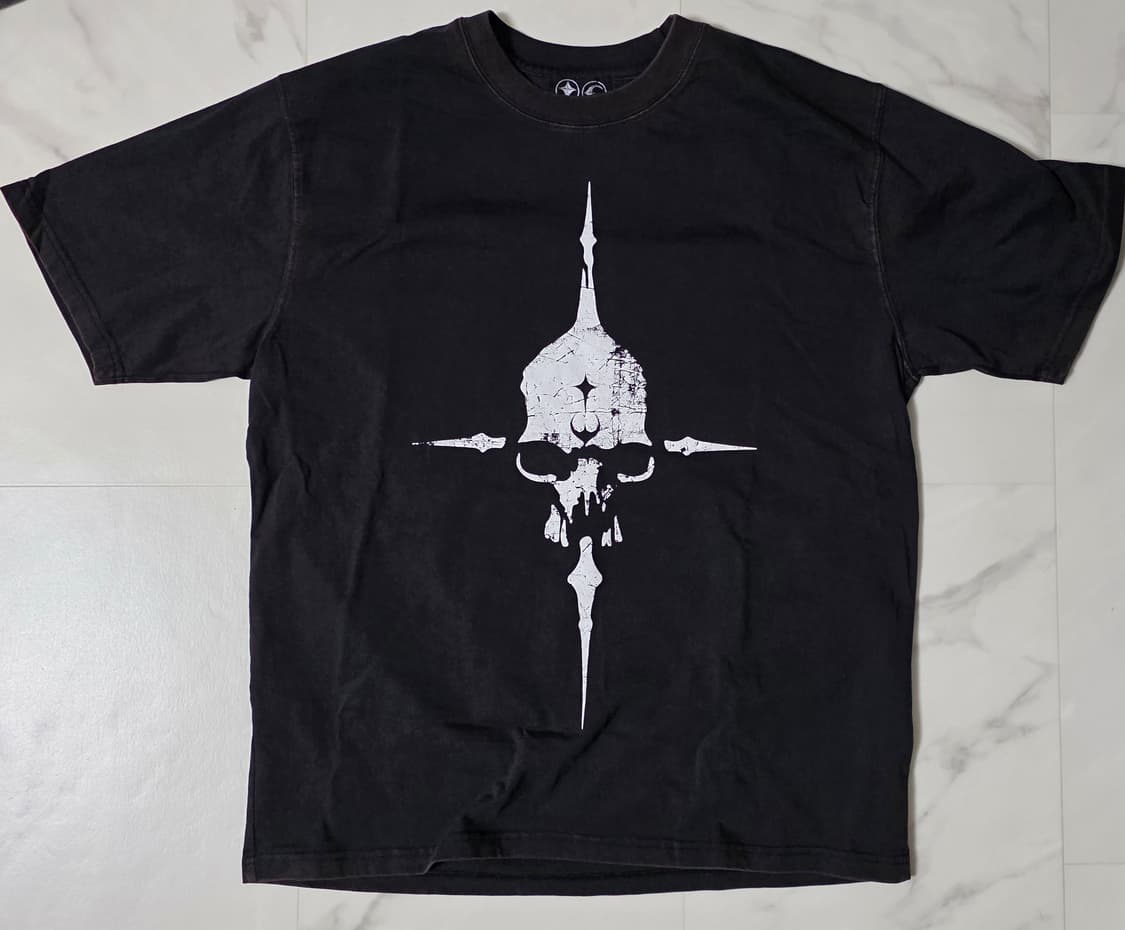 떠그클럽 피스 티셔츠 블랙 사이즈 2 상품이미지2