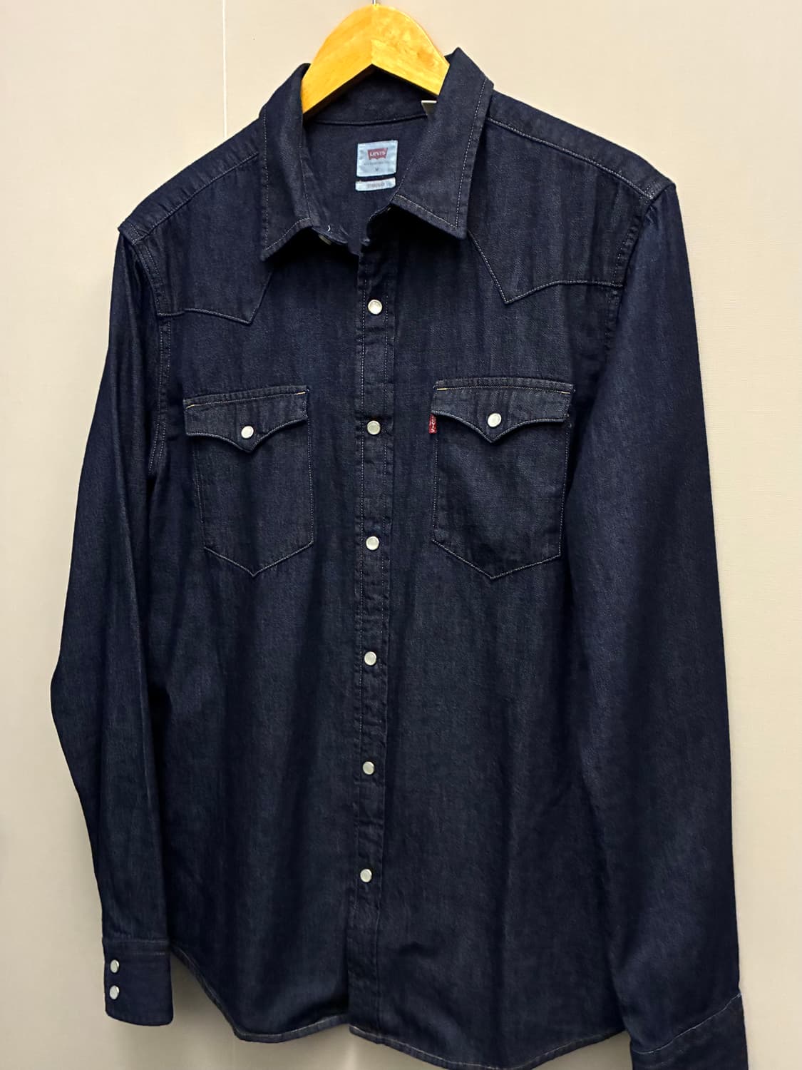 (L)리바이스 데님 투포켓 웨스턴셔츠 데님셔츠 인디고블루 levis 상품이미지2