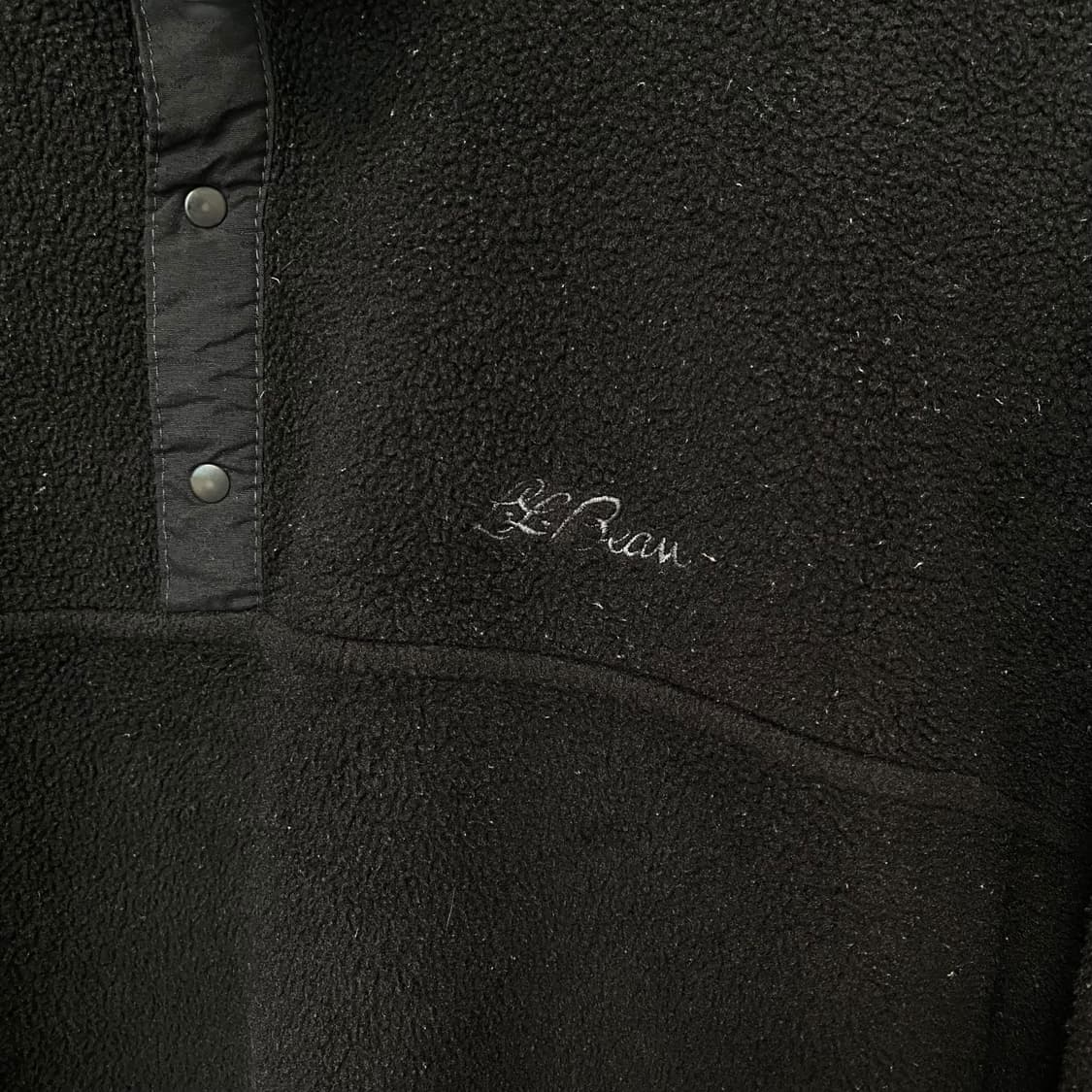 (L)빈티지 L.L.bean 엘엘빈 후리스 스냅 풀오버 상품이미지4