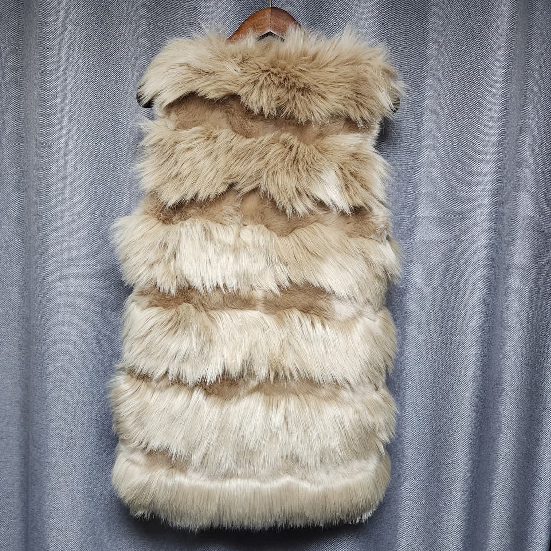 Passe Y2k갸루 퍼 베스트 가디건 상품이미지3