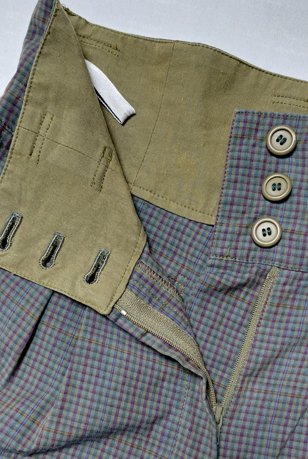 [정품] 크리스찬 디올 스포츠 하이웨스트 체크 팬츠 (S/24) 상품이미지6