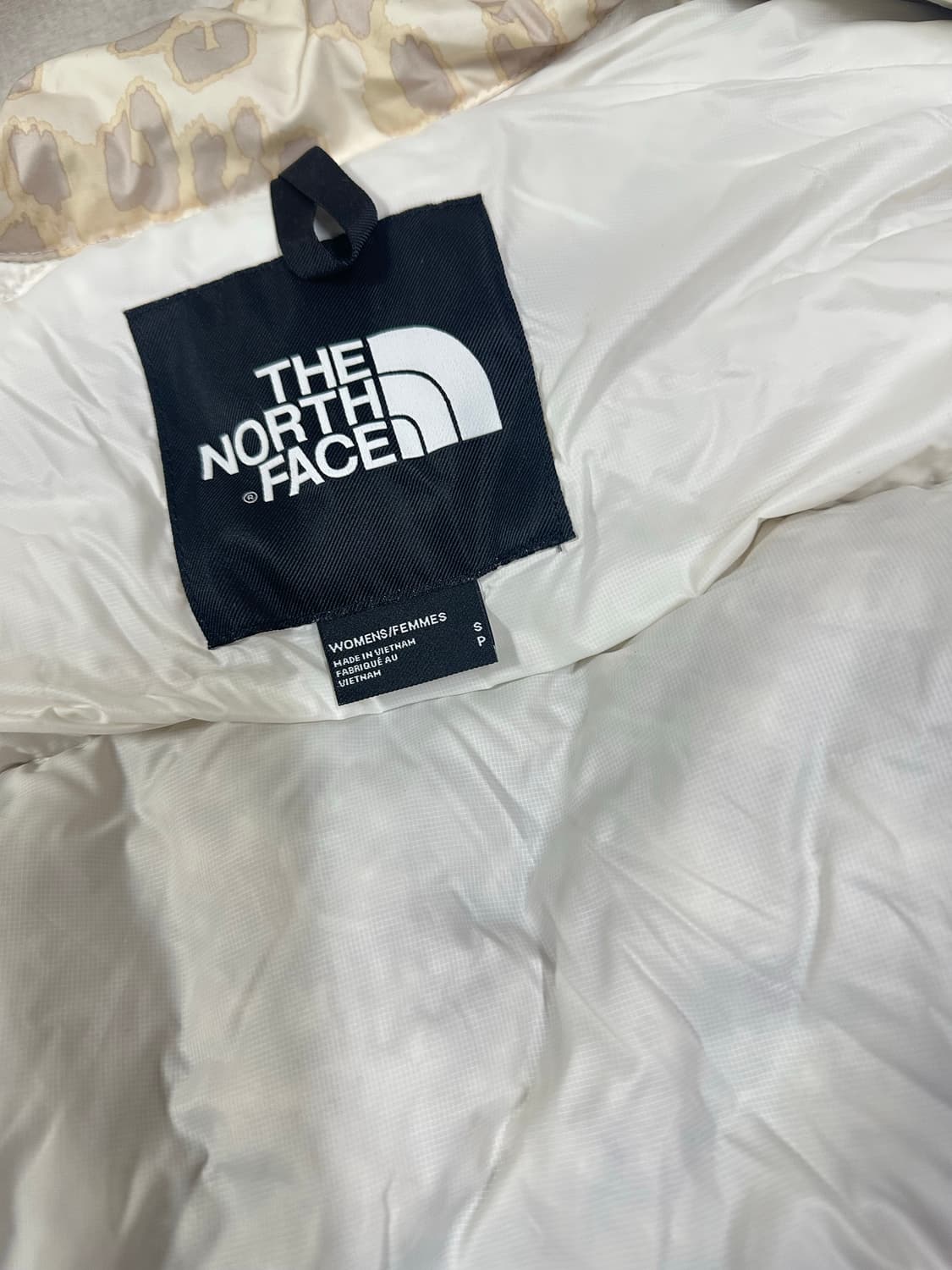 노스페이스 눕시 숏 자켓 레오파드 s  상품이미지3