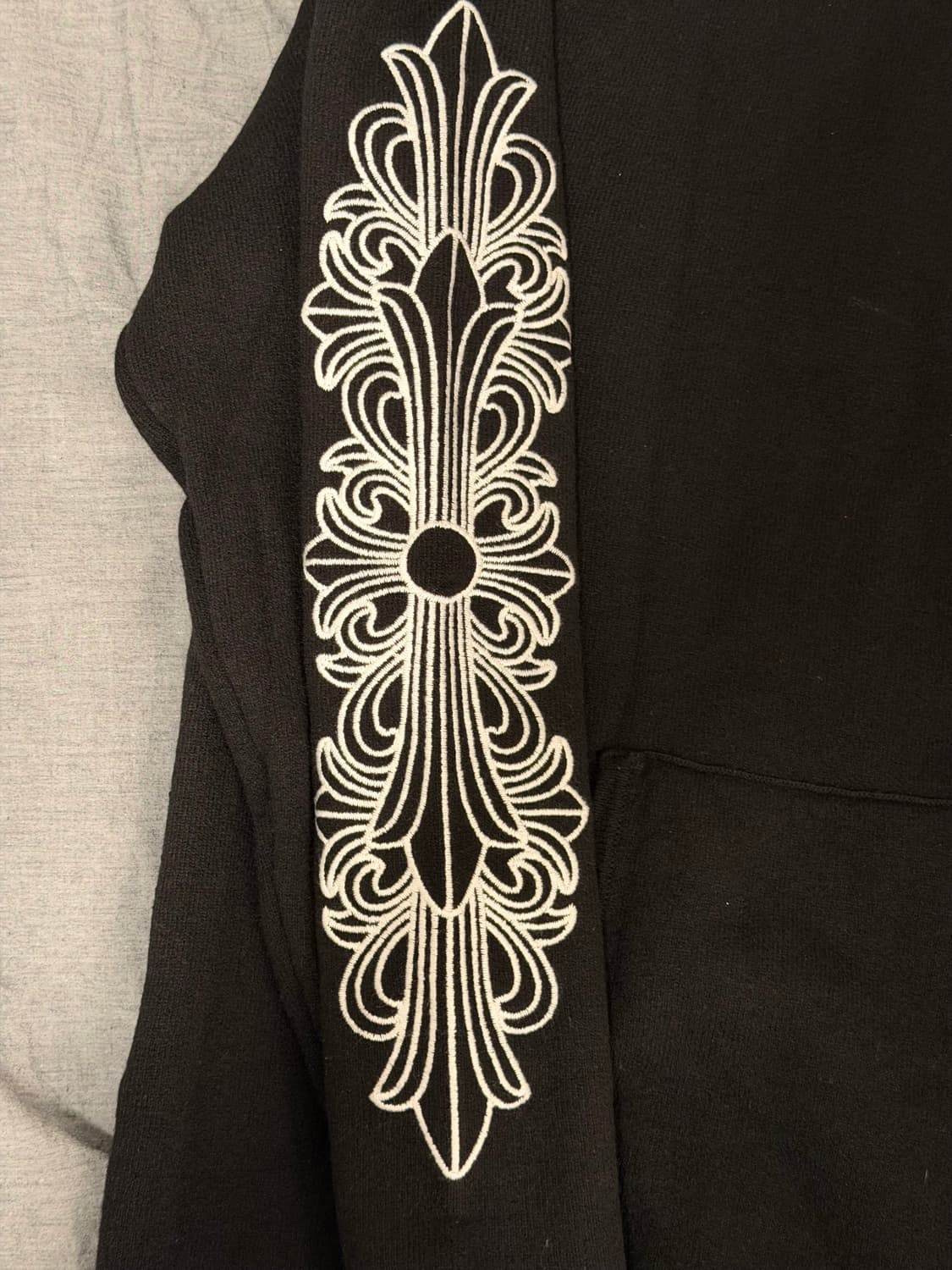 크롬하츠 플로랄 캐시미어 후드 상품이미지3