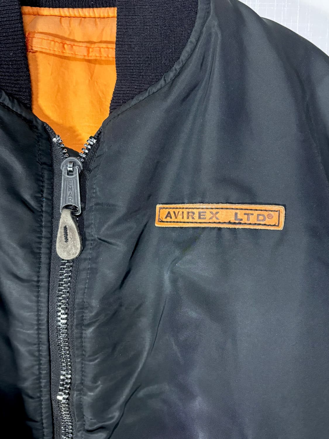 90s USA Avirex MA-1 아비렉스 빈티지 항공점퍼 마원 상품이미지4