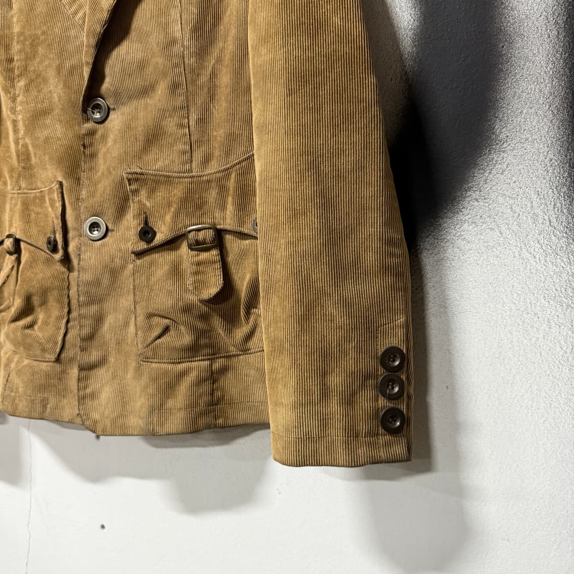 VTG 빈티지 코듀로이 골덴 웨스턴 버클 디테일 블레이저 자켓 상품이미지5