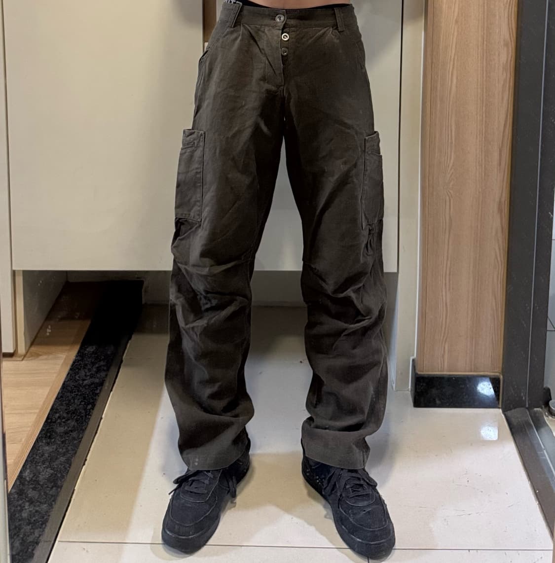 요지야마모토 투포켓 카고 팬츠 상품이미지1